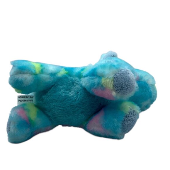 Aurora Bright Fancies Blueberry Ripple Unicorn Plush Toy 8" Long Multicolor NEW - Picture 6 of 7